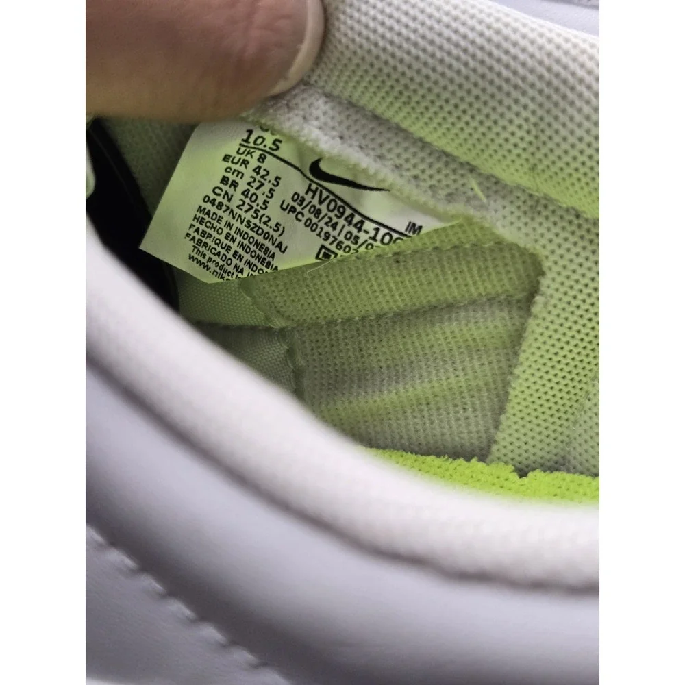 Nike Killshot 2  White Volt Green Womens Size 10.5 Shoes Sneakers Low HV0944-100